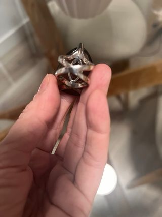 Anillo Plata Tous cuarzo ahumado Marrón