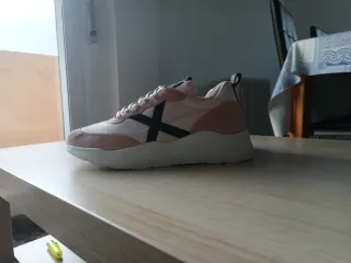 Zapatillas Munich rosas y blancas