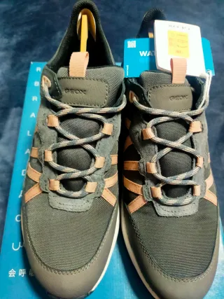 Zapatillas Geox Talla 38 Gris y Rosa