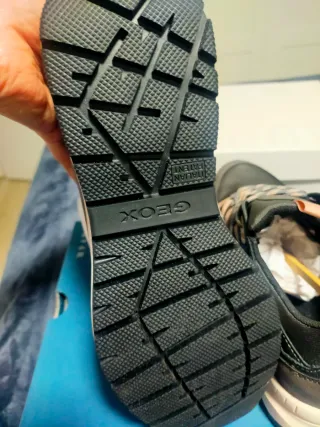 Zapatillas Geox Talla 38 Gris y Rosa