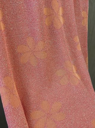 Falda larga naranja estampada