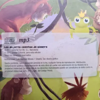Lote 9 CDs Cuentos Infantiles Clásicos (MP3)
