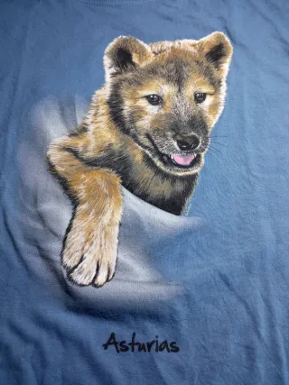 Camiseta Lobo Asturias Talla M