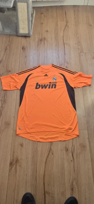 Camiseta Real Madrid Naranja T.XL