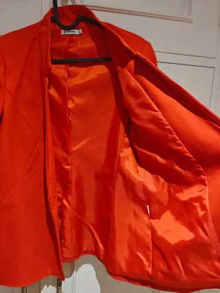 Americana coral Stradivarius mujer