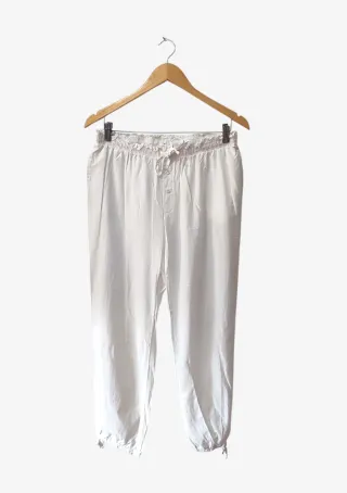 Pantalón blanco H&M mujer Talla M