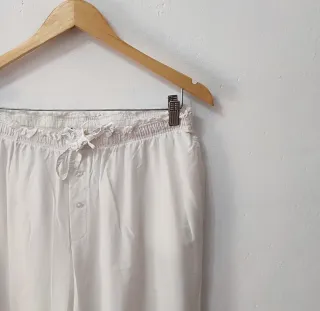Pantalón blanco H&M mujer Talla M
