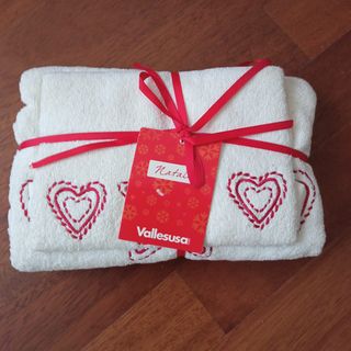 set di 2 salviette ospite Vallesusa