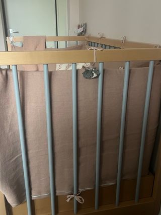 Cuna/Cama infantil madera clara