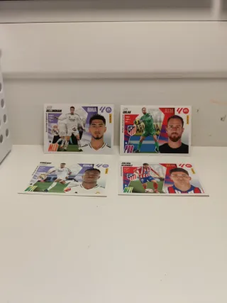Lote 4 cromos Liga Este