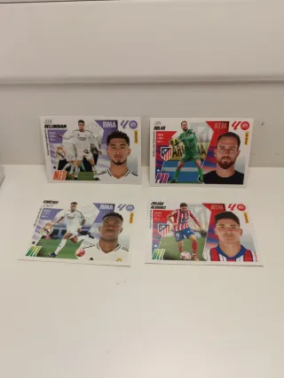 Lote 4 cromos Liga Este