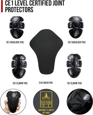 BORLENI Chaqueta de moto a prueba de viento motoci