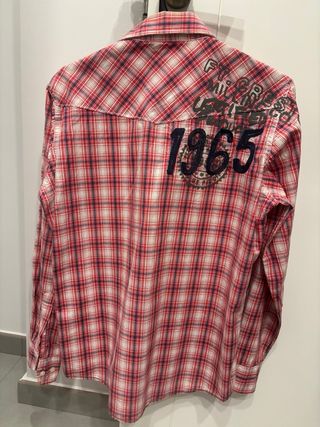 Camisa LOSE cuadros roja talla M