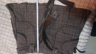 Falda corta de tablas