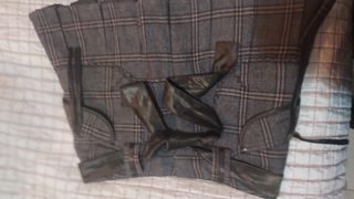 Falda corta de tablas