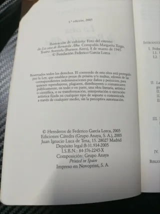 La casa de Bernarda Alba (Coleccion Letras Hisp...