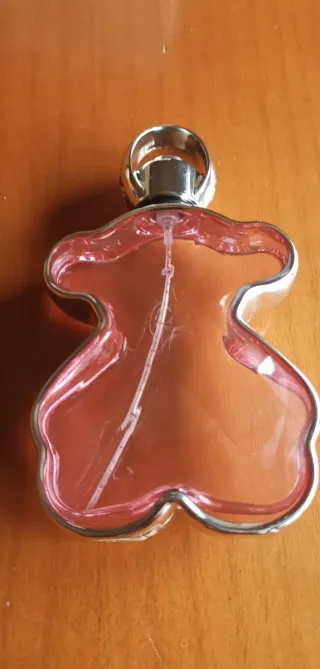 Frasco perfume Tous vacío rosa