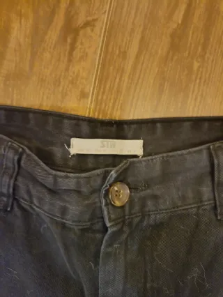 Jeans cargo neri donna