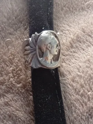 Anillo de plata rey luis i Baviera