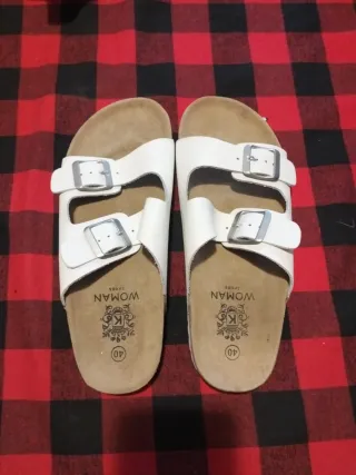 Chanclas K Shoes Blancas Talla 40