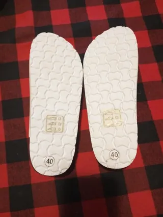 Chanclas K Shoes Blancas Talla 40