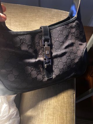 Borsa Gucci Jackie Nero autentica Vestiare