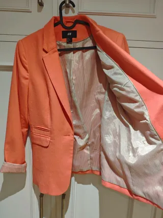 Blazer H&M Coral Talla L