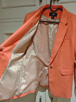 Blazer H&M Coral Talla L