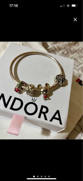Bracciale Pandora con Charm Natale