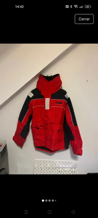 Chaqueta  Nautica Musto MPX Roja y Negra