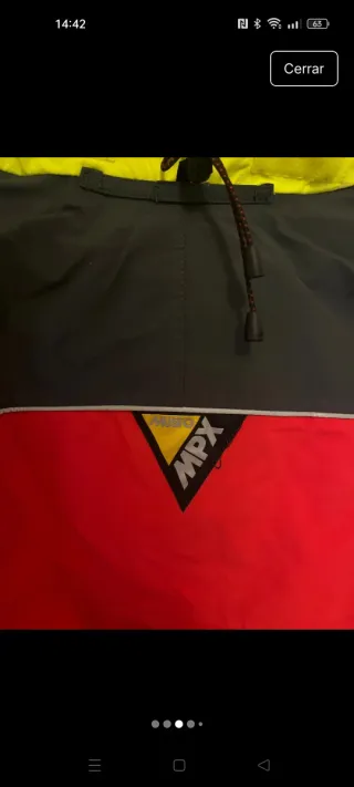 Chaqueta  Nautica Musto MPX Roja y Negra