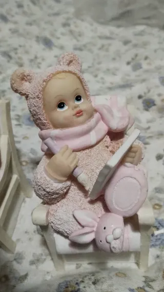 2 Bellissimi figurini decorativi in Resina