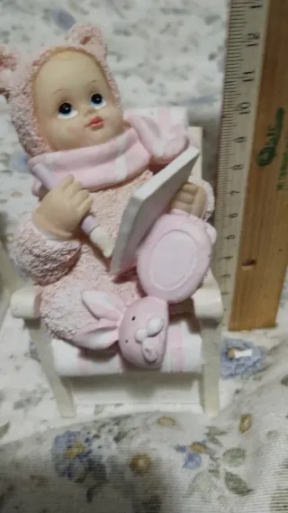 2 Bellissimi figurini decorativi in Resina