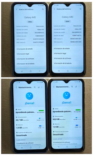 2x Samsung Galaxy A40 64GB 4GB Nero/Blu