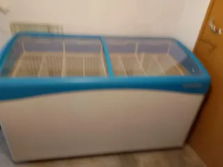 Arcón congelador cristal