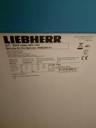 Arcón congelador cristal