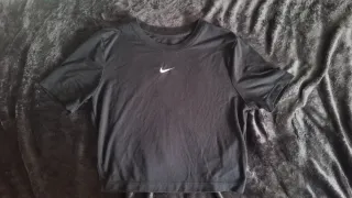 Camiseta corta Nike negra