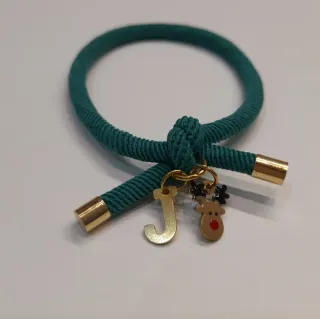 Pulsera Navideña con colgantes de acero