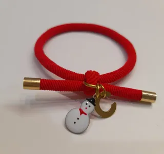 Pulsera Navideña con colgantes de acero