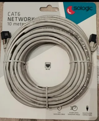 Cable Red CAT6 Sologic 10m FTP Blindado