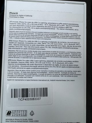 iPhone 14 Morado - Muy buen estado