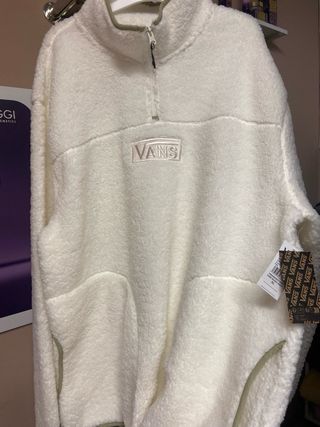 Forro polar Vans blanco