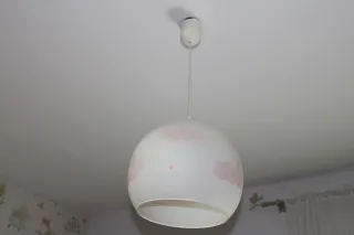 Lámpara infantil nubes