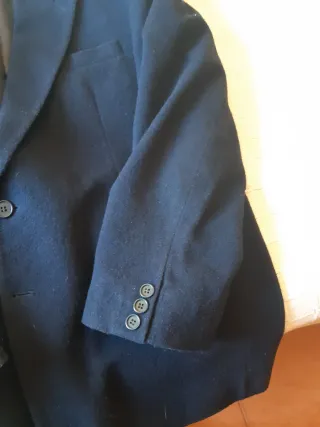 Chaqueta americana azul hombre marino