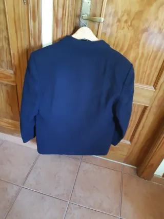 Chaqueta americana azul hombre marino