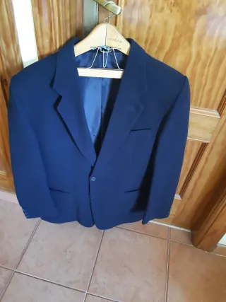 Chaqueta americana azul hombre marino