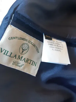 Chaqueta americana azul hombre marino