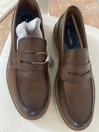 Mocasines de piel Bata Marrones Nuevos