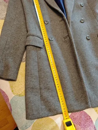 Abrigo H&M gris talla XS