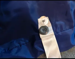 Abrigo H&M gris talla XS